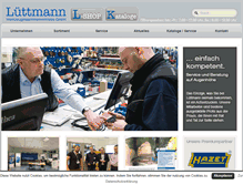 Tablet Screenshot of luettmann.de